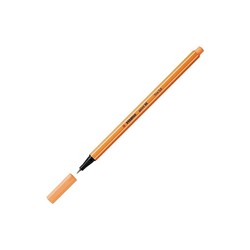 Stabilo - Stabilo Keçeli Kalem Point 88 Pastel Turuncu (1)