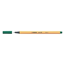 Stabilo - Stabilo Point 88 Keçeli Kalem 0.4 mm Çam Yeşili 