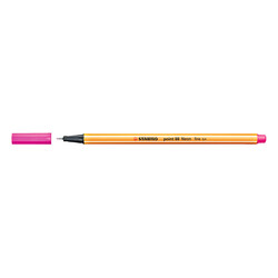 Stabilo - Stabilo Point 88 Keçeli Kalem 0.4 mm Floresan Pembe 