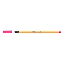 Stabilo - Stabilo Point 88 Keçeli Kalem 0.4 mm Gül Pembe