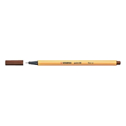 Stabilo - Stabilo Point 88 Keçeli Kalem 0.4 mm Kahverengi 