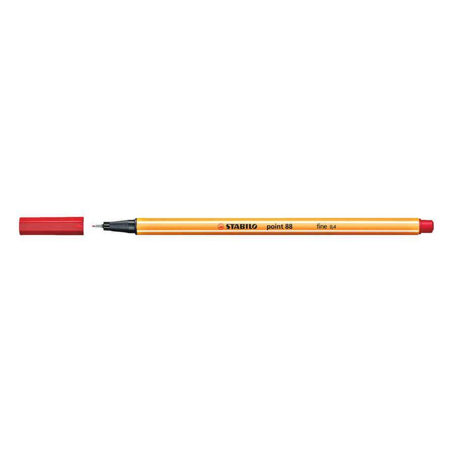 Stabilo Point 88 Keçeli Kalem 0.4 mm Kırmızı 