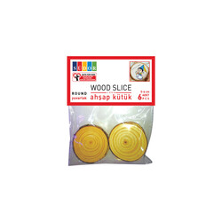 Südor - Südor Ahşap Kütük 5-6 cm Yuvarlak 6'lı