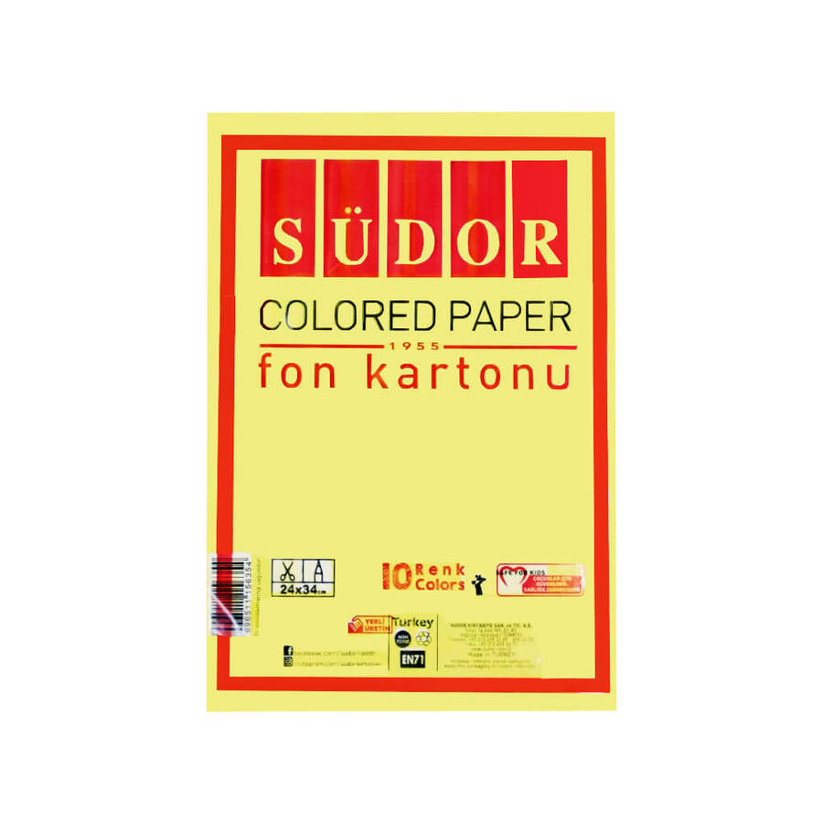 Südor Fon Kartonu 25x35 cm 100 gr 10'lu