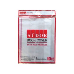 Südor - Südor Hazır Kitap Kabı Buzlu Şeffaf 10'lu
