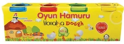 Südor - Südor Monalisa Oyun Hamuru 4x120 gr 4 Renk
