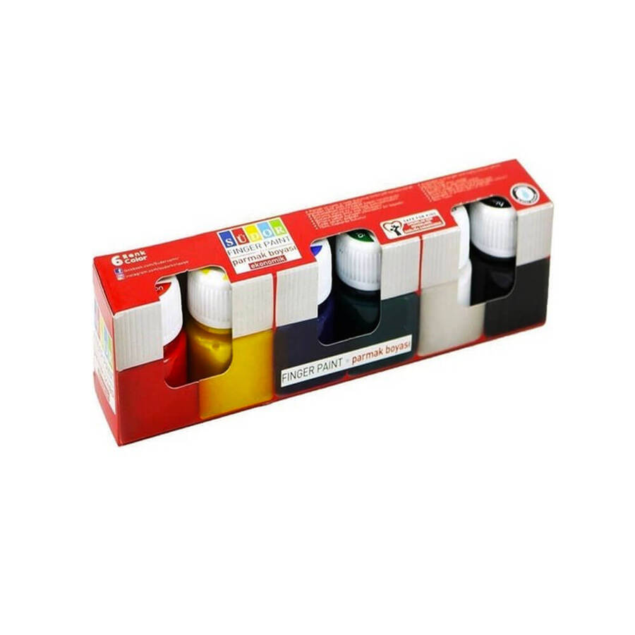 Südor Parmak Boyası 25 ml x 6'lı Plastik Şişe