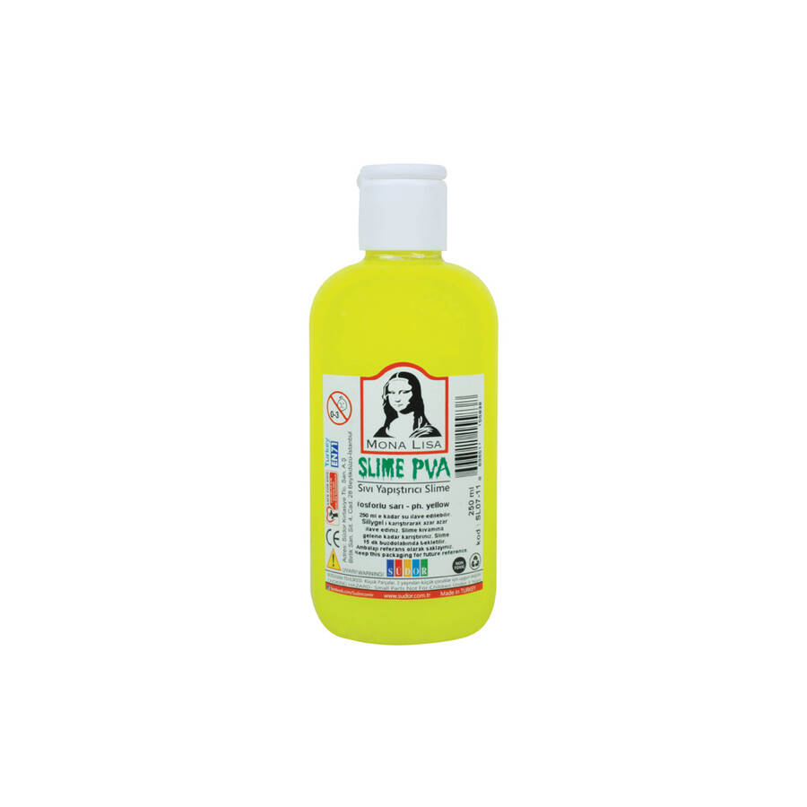 Südor Slime 250 ml Fosforlu Sarı