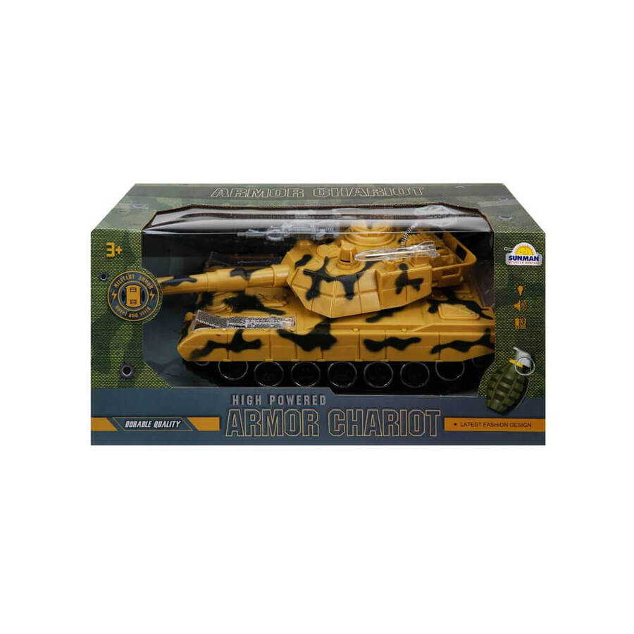 Sunman Askeri Tank Sesli Ve Işıklı