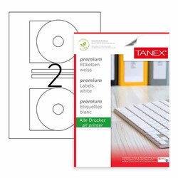 Tanex Laser Etiket Cd Kod 2116 116mm x 41mm - Thumbnail