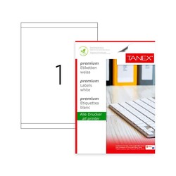 Tanex Laser Etiket Kod 2100 X 210mm x 280mm - Thumbnail