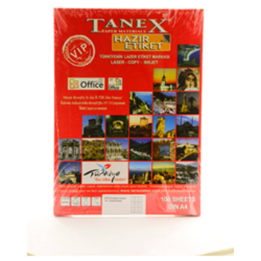 Tanex Laser Etiket Kod 2302 X 210mm x 140mm