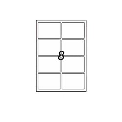 Tanex - Tanex Laser Etiket Kod2308 X 95.5mm x 65.5mm (1)