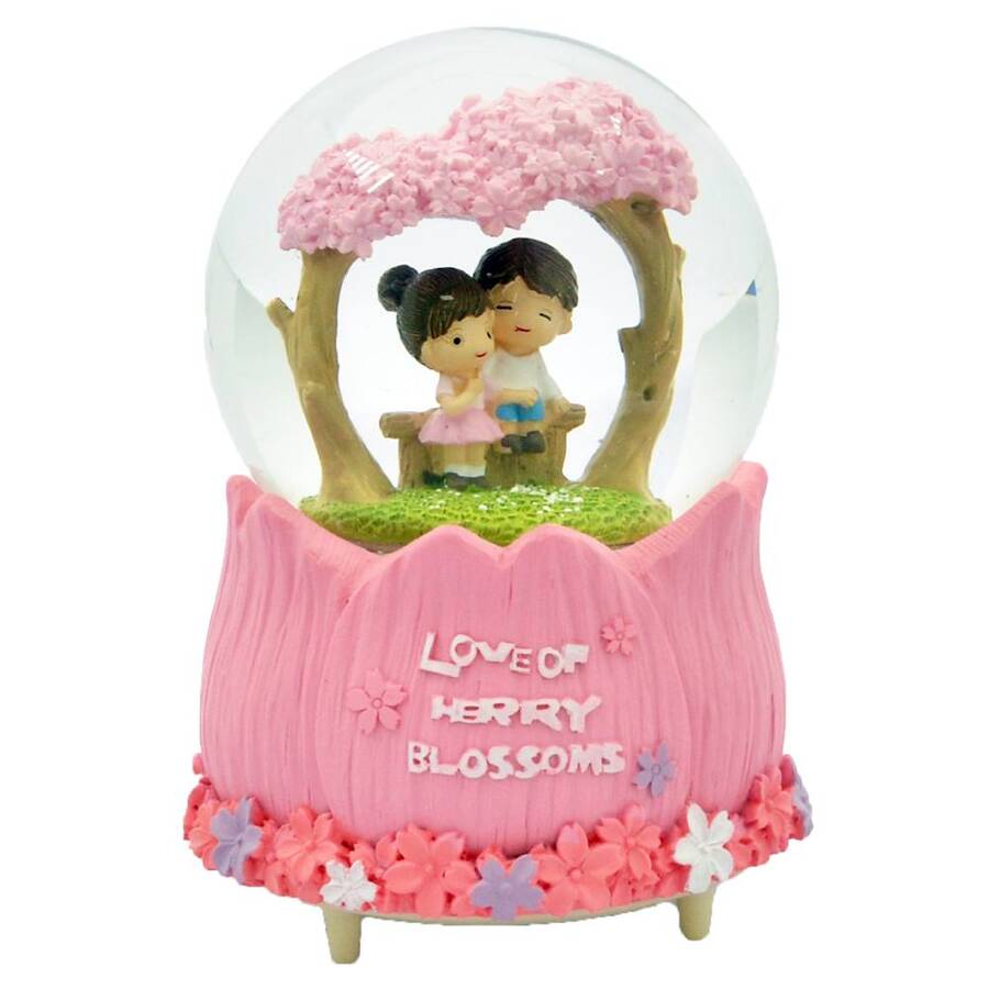 Taros Kar Küresi Büyük Boy Kurmalı Love Of Herry