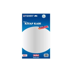 Temat - Temat Tek Kenarı Yapışkanlı Kitap Kabı Yeşil 10'lu