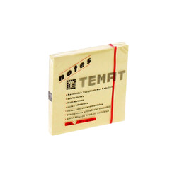 Temat - Temat Yapışkanlı Not Kağıdı 75x75 mm Sarı