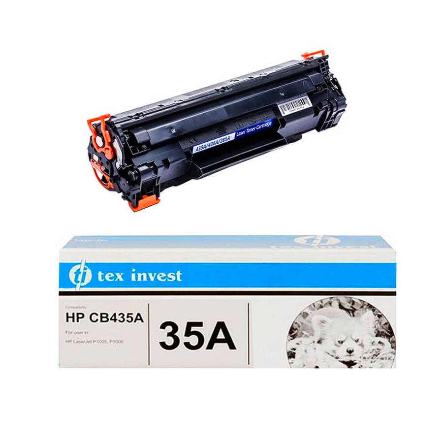 Tex Invest Hp Cb435A Toner Muadili Siyah