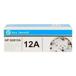 Tex Invest - Tex Invest Hp Q2612A Siyah Toner Muadili