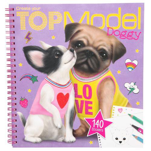 Top Model Köpekli Boyama Kitabı 87365