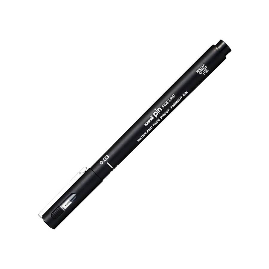 Uni-Ball İğne Uçlu Kalem 0.03 mm Siyah