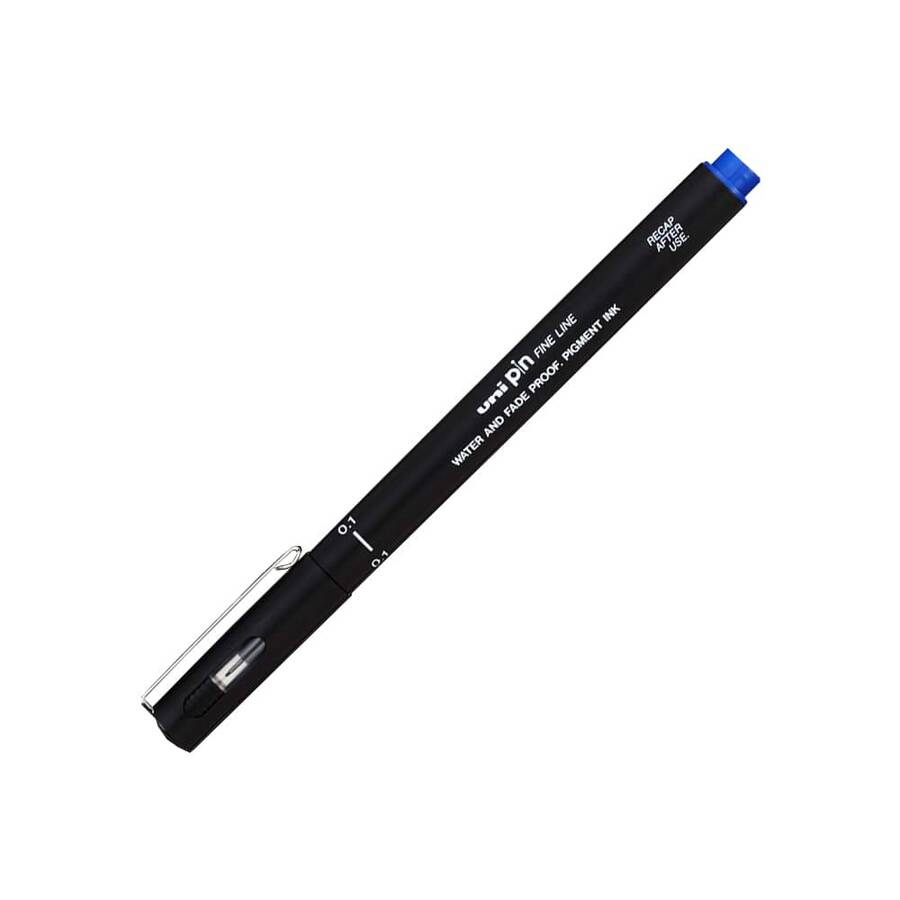 Uni-Ball İğne Uçlu Kalem 0.1 mm Mavi
