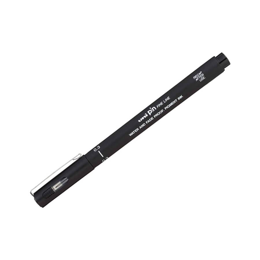 Uni-Ball İğne Uçlu Kalem 0.3 mm Siyah