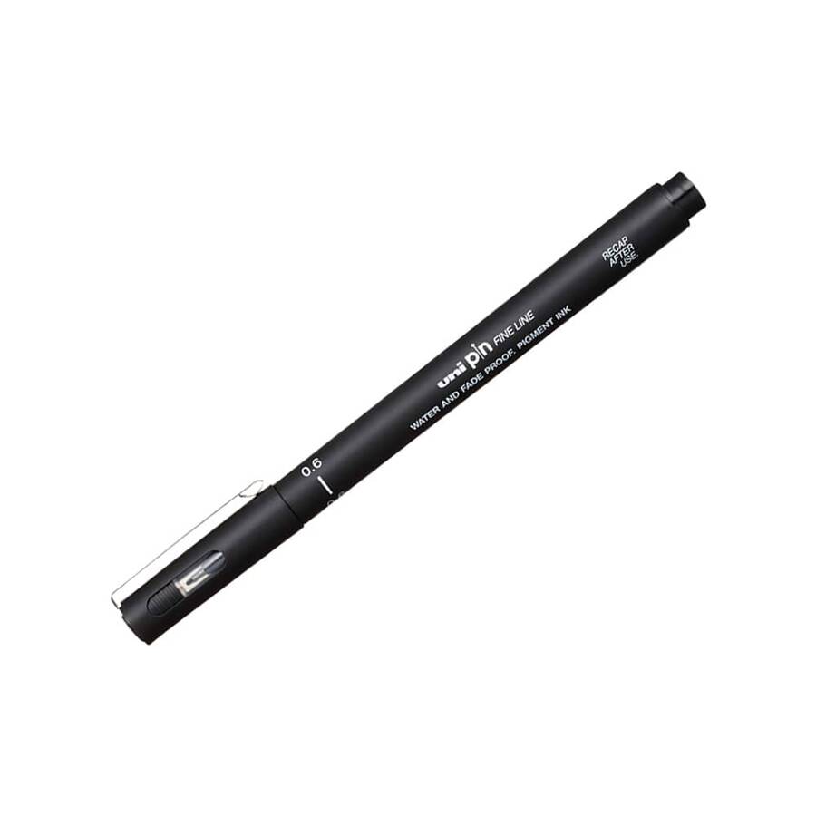 Uni-Ball İğne Uçlu Kalem 0.6 mm Siyah