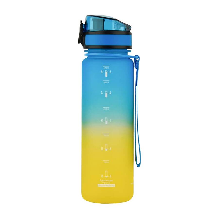 Uzspace Matara Tritan 500 ml Mavi-Sarı