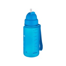 Uzspace Matara Tritan Pipetli 400 ml Mavi - Thumbnail