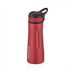 Uzspace - Uzspace Paslanmaz Çelik Matara Pipetli Feu 480 ml Kırmızı