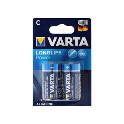 Varta - Varta Pil Longlıfe Power Orta Boy C Pil 2'li