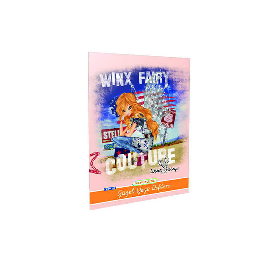 Gıpta Winx Fairy Güzel Yazı Defteri Tel Dikişli A4 40 Yaprak