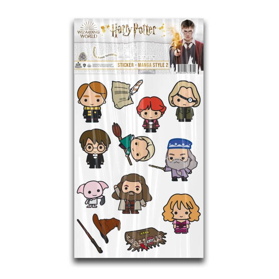 Wizarding World - Harry Potter Sticker - Manga style 2